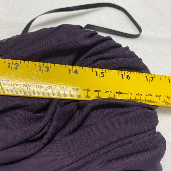 City Triangles Purple Ruched Maxi Dress Size 19 Mother of the Bride Romantic - Picture 13 of 15